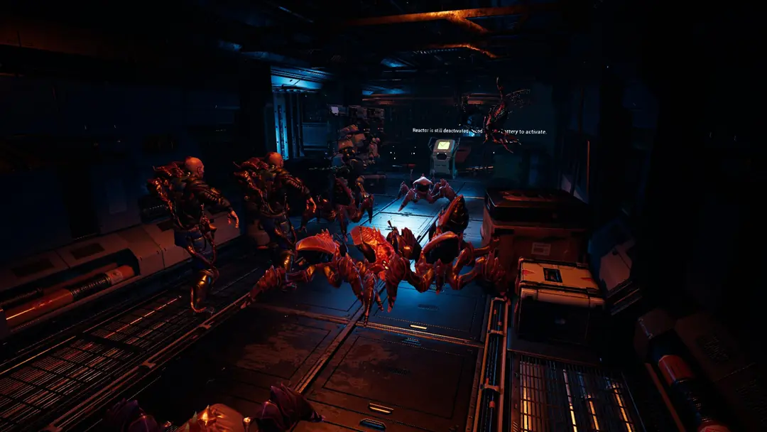Alien spiders swarm